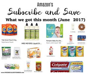 Our June 2017 Subscribe and Save Items