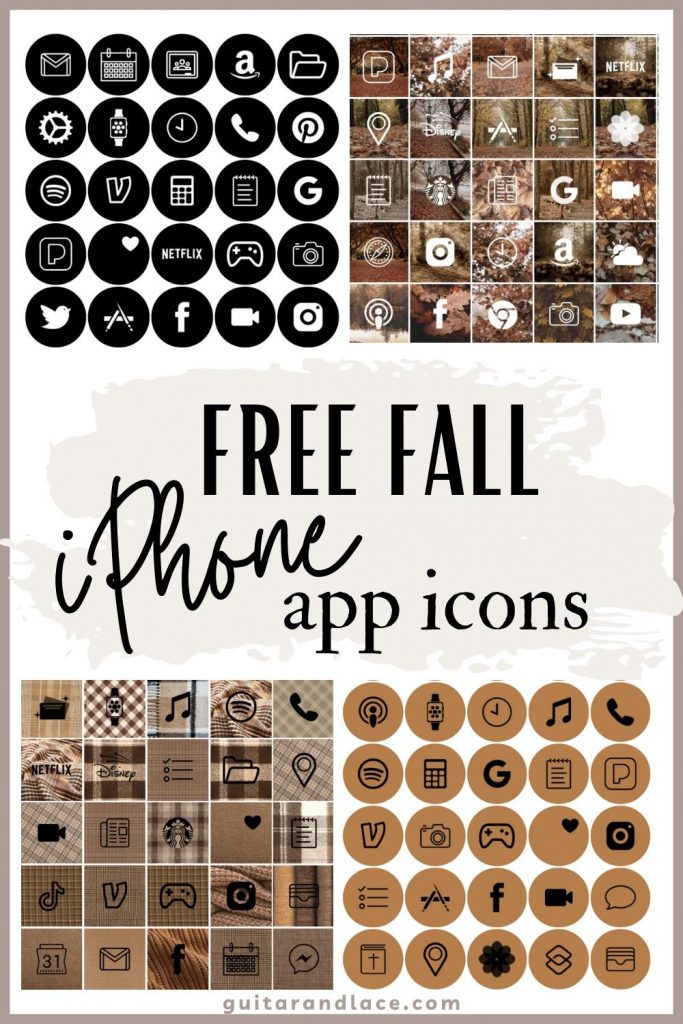 Free Fall Aesthetic App Icons