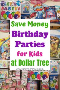 Cheap Birthday Party Decorations for Kids at Dollar Tree