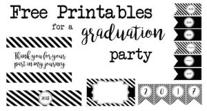 Graduation Party Free Printables