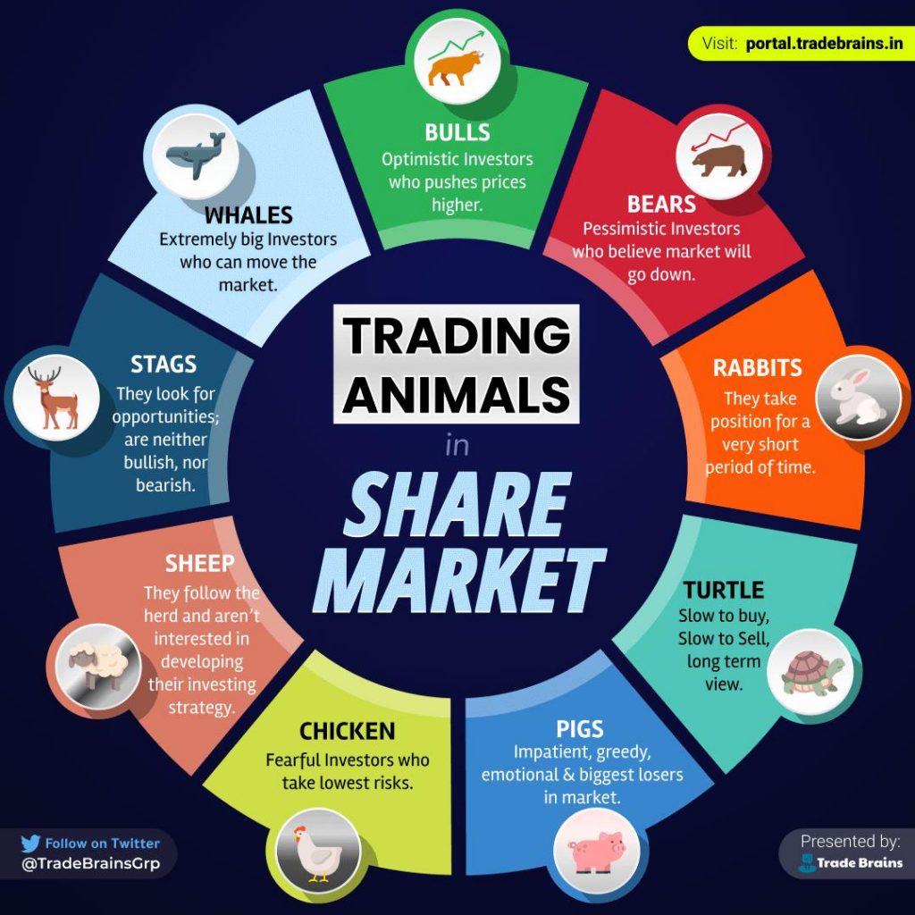11 Most Frequently Used Trading Animals in the Share Market