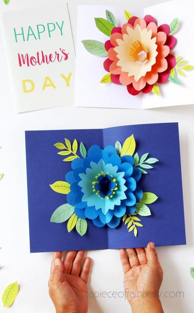 DIY Happy Mother’s Day Card with Pop Up Flower