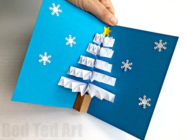 How To Make A 3d Christmas Card Pop Up Diy