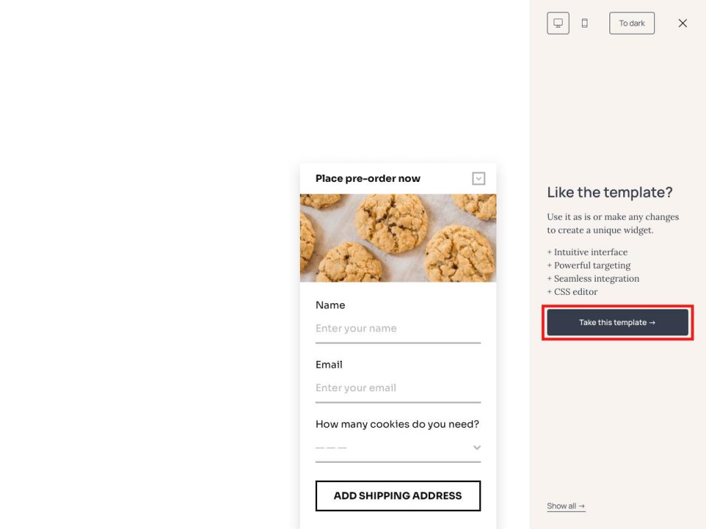 How to create a pre-order form for your website