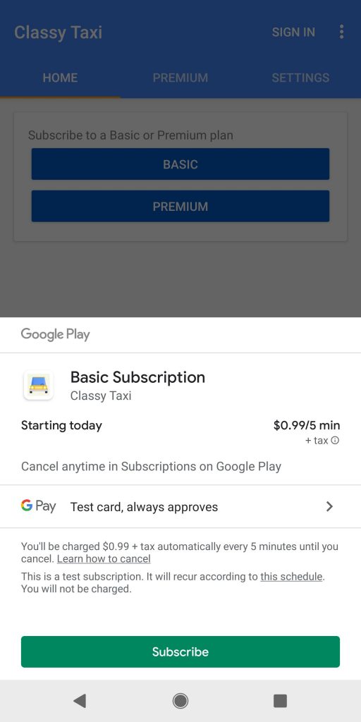 Integrate the Google Play Billing Library into your app