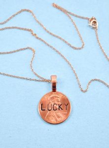 DIY Stamped Lucky Penny Jewelry