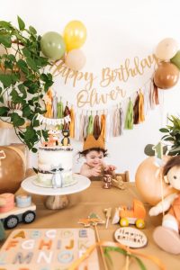 Oliver's 1st Birthday: A Woodland Themed Party - New Darlings
